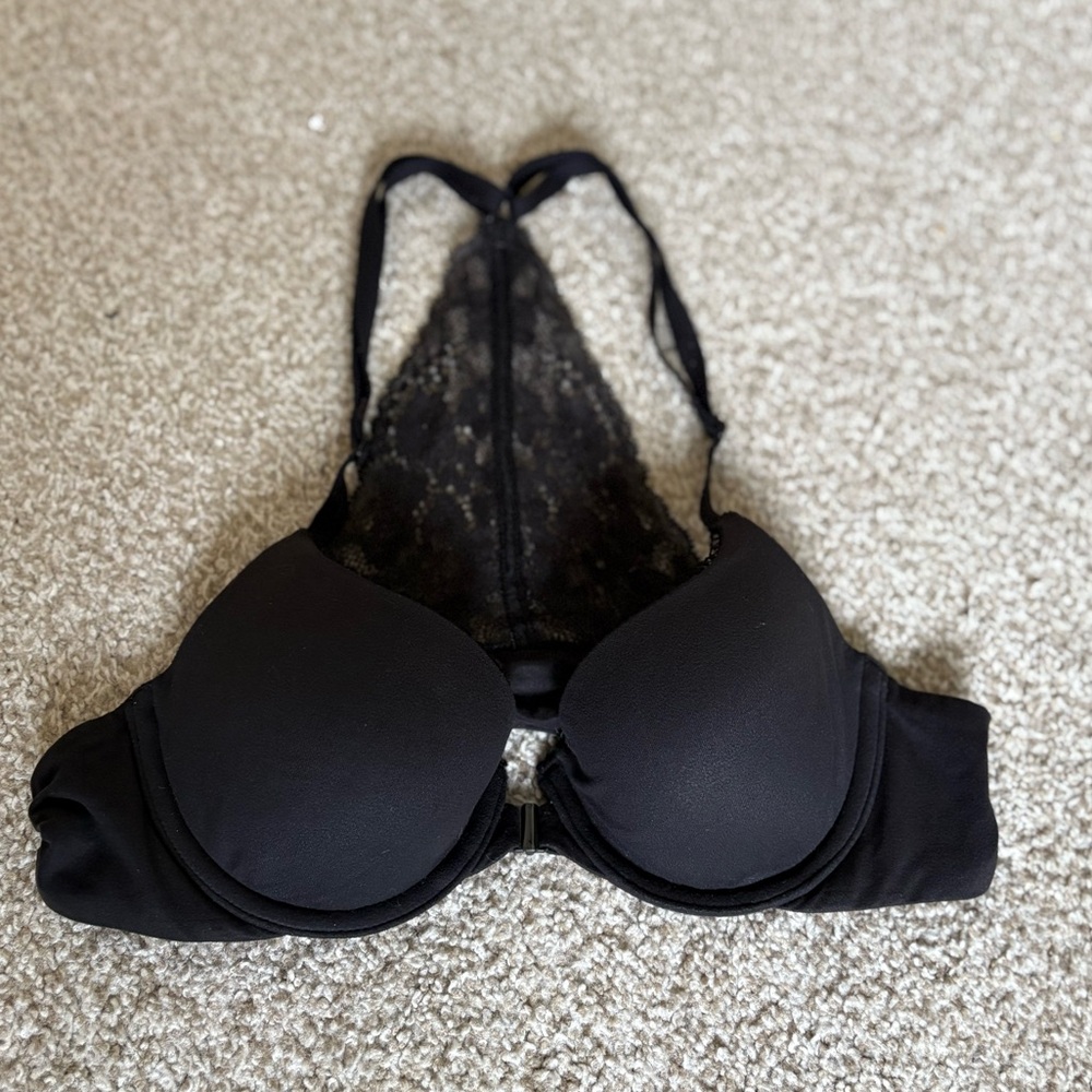Victoria’s Secret Black Lace Crossback Bra